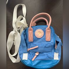 Acne Studios Fjallraven Collaboration Rucksack Bag. Never Used Functional Blue Satchel Backpack, Blue Outdoor Backpack Shoulder Bag, Blue Crossbody Backpack With Removable Pouch, Blue Backpack With Adjustable Strap For Daily Use, Functional Blue Backpack Shoulder Bag, Blue Shoulder Bag With Adjustable Straps For Travel, Blue Outdoor Shoulder Bag With Adjustable Strap, Blue Satchel Backpack, Functional Light Blue Bag For Outdoor