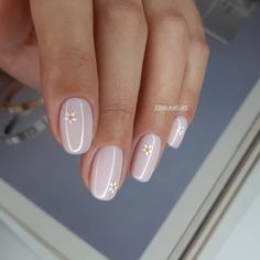 Subtle Nail Art, Nagellack Trends, Subtle Nails, Nice Nails, Nail Art Wedding, Neutral Nails, Classy Nails