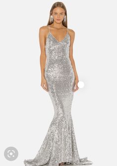 Sequins Wedding Gown, Fishtail Gown, Norma Kamali Dress, Funky Dresses, Wedding Dress Sequin, Sequin Wedding, Theme Dress, Formal Cocktail Dress