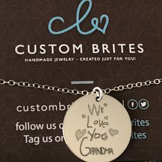 lmello5347 added a photo of their purchase Stamped Round Pendant Charm Necklace For Mom, Stamped Round Charm Necklace For Mom, Hand Stamped Round Pendant Charm Necklace For Mom, Stamped Round Disc Charm Necklace For Gifts, Hand Stamped Round Disc Jewelry For Mom, Hand Stamped Round Pendant Charm Necklace For Gift, Hand Stamped Charm Necklace With Round Pendant For Gift, Hand Stamped Charm Necklace With Round Pendant, Hand Stamped Round Disc Jewelry For Mother's Day