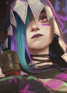 Blue Hair Women, Pc Icon, Jinx From Arcane, Arcane Memes, League Of Legends Poster, Netflix Movie