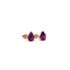 "Amethyst Earring / 14k Solid Gold Natural Amethyst Gemstone Earring / Genuine Amethyst / February Birthstone The Amethyst is a Natural Genuine Amethyst, also Available in other Gemstones, please inquire Item Details * Made to Order. * Gold Kt: 14K Solid Gold * Amethyst Cut: Pear * Size of Amethyst: 6mmX8mm * Amethyst CTW per stone: 1.2 ctw * Total Amethyst CTW: 2.4 ctw * Setting Type: Prong * Ready to Ship in 4-10 Business Days If you have any additional questions about this earring, just hit t 14k Gold Purple Earrings With Prong Setting, Purple 14k Gold Earrings With Prong Setting, Purple Birthstone Earrings Fine Jewelry, Amethyst Earrings Studs, Amethyst Earring, Earring Studs, Studs Earrings, February Birthstone, Amethyst Earrings