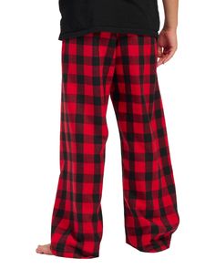 Youth Polyester Flannel Pant - RED / BLACK BUFFALO - L | Boxercraft Youth Polyester Flannel Pant in Red/Black Buffalo Size Large Caro Pants, Pajama Outfit, Flannel Pants, Navy Gold, Scottish Tartans, Red And Black, Burnt Orange, Black Pants, Tartan