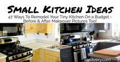 small kitchen ideas that are easy to do with the help of your tiny kitchen on a budget