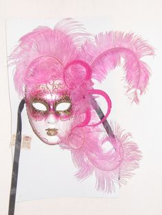 Piuma Volto Venetian Masquerade Mask