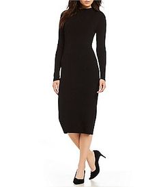 Antonio Melani Lori Knit Midi Dress Stretch Midi Dress For Daywear, Stretch Dresses With Buttons For Fall, Fall Stretch Dresses With Buttons, Stretch Dresses For Fall Daywear, Women Formals, Full Length Dress, Women Maxi, Maxi Dresses Casual, Knit Midi Dress