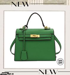 Women Fashion Solid Color Square Pu Handle Crossbody Bag Green Satchel Shoulder Bag With Single Strap, Green Evening Bag With Top Carry Handle, Chic Green Shoulder Bag With Mobile Phone Holder, Chic Green Satchel With Mobile Phone Bag, Green Crossbody Satchel For Evening, Chic Green Crossbody Shoulder Bag, Green Shoulder Bag With Hasp Closure For Office, Green Top Handle Satchel With Phone Bag, Green Office Bags With Hasp Closure