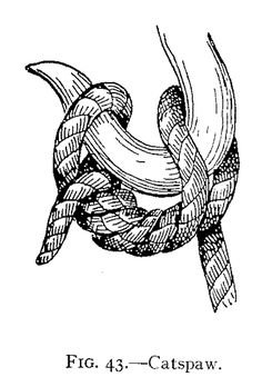 an image of a snake wrapped in rope with the caption'fig 4 - catspaw '