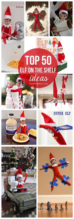 the top 50 elf on the shelf ideas