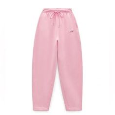 Zara Barbie Jogging Pants - Joggers The Movie Warner Bros. Zara Barbie Limited Edition Collection Pink, Comfortable Full Length Sweatpants (Also Selling Matching Hoodie) Trousers With Elastic High Waist Adjustable By Drawstrings. Side Pockets. Barbie The Movie Embossed Coin Warner Bros. Special Collection X Barbie The Movie Check Out My Other Zara Barbie Items! Baggy Ankle-length Sweatpants For Spring, High-waisted Relaxed Fit Joggers For Spring, Zara Cotton Sweatpants For Spring, Spring Baggy Joggers With Elastic Waistband, Baggy Spring Joggers With Elastic Waistband, Pink Wide Leg Joggers For Spring, Pink Wide Leg Spring Joggers, Straight Sweatpants For Spring Loungewear, Zara Trousers With Elastic Waistband