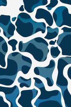 an abstract blue and white background with wavy lines