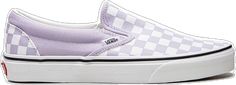 Lavender Casual Sneakers With Cushioned Footbed, Casual Lavender Sneakers With Cushioned Footbed, Sporty Slip-ons For Streetwear In Spring, Sporty Spring Slip-ons For Streetwear, Purple Summer Sneakers For Streetwear, Casual Slip-ons With Rubber Waffle Outsoles For Streetwear, Casual White Slip-ons For Sports, Lavender Casual Sneakers With Round Toe, Vans Slip-on Casual Sneakers