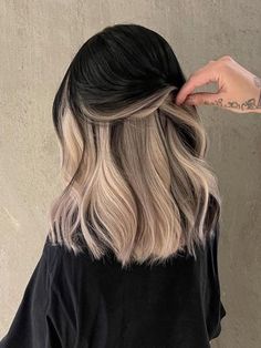 Two Toned Hair, Halo Hair, Tone Hair