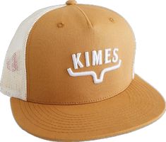 Brown Flat Brim Snapback Hat With Embroidered Logo, Brown Snapback Hat With Embroidered Logo And Flat Brim, Brown Hat With Embroidered Logo For Summer, Brown Hats With Embroidered Logo For Summer, Brown Summer Hats With Embroidered Logo, Brown Snapback Trucker Hat For Spring, Brown Flat Brim Trucker Hat For Spring, Brown Flat Brim Hat With Embroidered Logo, Casual Brown Trucker Hat With Flat Brim