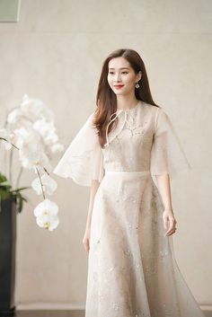 Gaun Koktail, Bridesmaid Dresses Long Lace, Glamorous Evening Dresses, Dress Pesta, Pretty Quinceanera Dresses, Simply Dress, Stylish Short Dresses, Hijab Styles, Korean Fashion Dress