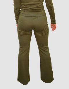 We love a little flare! Our Jane Jacquard pull on flare pants with front slits are sure to make a statement. Pair with our matching Jane Long Sleeve to complete the look! Model is wearing a size small. 97% Polyester 3% Spandex Imported Machine wash cold, with like colors No bleach Tumble dry low Low iron if needed Bohme Olive Wide Leg Pants, Olive Low Rise Pants, Green Fitted Full-length Yoga Pants, Green Wide-leg Yoga Pants With Pockets, Green Full-length 4-way Stretch Yoga Pants, Olive Pants, Flare Pants, Long Sleeve, Pants