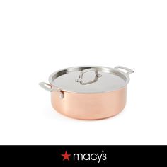 a pot with a lid on top of it and the words macy's above it