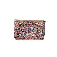 Multi-colored Sequin Straw Clutch Multicolor Rectangular Pouch For Summer, Multicolor Woven Rectangular Clutch, Multicolor Rectangular Summer Pouch, Rectangular Multicolor Summer Pouch, Multicolor Woven Pouch Clutch, Multicolor Sequined Bags For Summer, Multicolor Sequined Bag For Summer, Multicolor Sequined Summer Bag, Summer Multicolor Sequined Bag