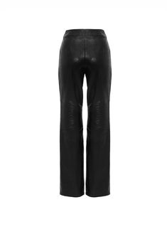 From the AXL Collection, The Kiko Pant by Nakedvice is a leather look biker pant crafted from vegan friendly leather. Featuring a slight flare from knee to hem, these mid-low rise pants are the perfect leather look pants to add to your wardrobe.

Saskia wears a size XS. 
 Size: XS, S, M, L, XL, XXL; Colour: BLACK Edgy Stretch Wide Leg Leather Pants, Mid-rise Leather Pants For Night Out, Edgy Full-length Leather Pants For Workwear, Fitted Faux Leather Biker Pants, Stretch Leather Wide Leg Pants, Edgy Stretch Leather Pants, Fitted Wide Leg Leather Pants, Edgy Leather Straight Pants, Biker Pants For Night Out In Fall