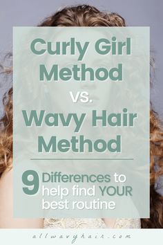 Wavy Hair Method, The Curly Girl Method, Wavy Haircuts, Natural Wavy Hair, Curly Girl Method, Hair Help