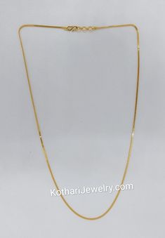 22kt Plain Gold Chain Plain Chains Gold, Plain Chain Designs Gold, Daily Wear Chains Gold Indian, Daily Wear Gold Chains, Ladies Chain Designs Gold, Small Chains Gold, Plain Gold Chain, Butterfly Abaya