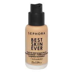 SEPHORA COLLECTION Best Skin Ever Foundation Long Wear Foundation 25ml Double Wear Estee Lauder, Skincare Foundation, Skin Foundation, It Cosmetics, Benefit Cosmetics, Best Skin, Cc Cream, Hair Fragrance