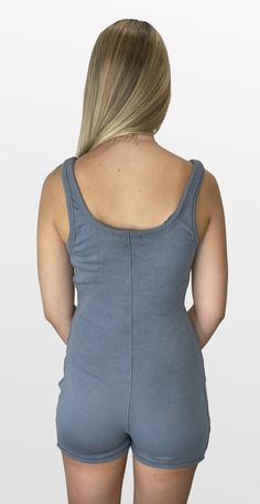 Comfortable and on-trend. This tank bodycon romper is an easy look for a casual day. The tank top style has a great fit with shorts the perfect length to wear anywhere. This is a great game day addition! Color- Gray (Also Available in Wine) 95% Polyester 5% Spandex Sporty Fitted Tank Top For Day Out, Fitted Sleeveless Tank Top For Loungewear, Sporty Sleeveless Tank Top For Day Out, Sporty Tank Top For Day Out, Sleeveless Athleisure Tops For Day Out, Trendy Sleeveless Tank Top For Loungewear, Casual Fitted Lace Tank Top, Cotton Tank Top For Day Out, Casual Tank Strap Tops For Loungewear