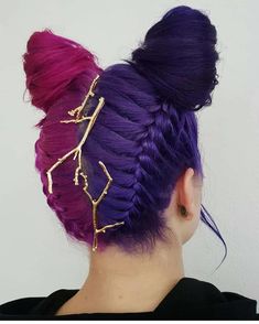 Hair Color Light Brown, Hair Color Purple, Penteado Cabelo Curto, Hair Inspiration Color