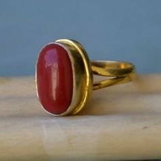 Coral Gemstone, Gold Filled Ring, Bulk Order, Red Coral, Natural Red, Birthstone Ring, Ring Jewelry, Sterling Ring