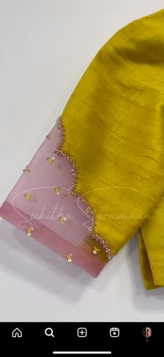 Net Buff Hands Blouse Designs, Simple Embroidery For Blouse, Simple Work On Blouse, Embroidery For Silk Saree Blouse, Silk Saree Aari Work Blouse Designs Simple, Blouse Hand Work Designs Latest, Simple Aari Design For Sleeves, Trendy Blouse Designs Sleeves Pattern, Simple Embroidery Designs For Blouse