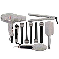 Hair Tool Set, Curls With Straightener, Curl Hair With Straightener, Hair Blow Dryer, Diamond Hair, Hair Boutique, Curling Iron Hairstyles, Blow Dry Hair, Brazilian Hair Weave