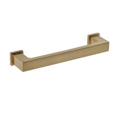 Chelsey 4 in. Satin Brass Drawer Pull - Super Arbor Baxter Lighting, Kitchen With Painted Cabinets, Satin Brass Hardware, Kitchen Drawer Pulls, Ac Vent, Brass Drawer Pulls, Cabinet Hardware Pulls, Brass Kitchen, Kitchen Drawer