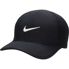 Bring your daily ensemble to a brand new level with this Nike Featherlight Club cap. This hat features the iconic Nike swoosh on the crown as well as both Dri-FIT and AeroBill technologies, which will work to keep you cool by wicking away moisture. The hook and loop closure on the back will ensure you have the perfect fit, allowing you to stay comfortable all day long. Bone Da Nike, Bone Nike, Nike Cap, Nike Hat, Nike Accessories, Fitness Club, The Club, Stay Cool, Adjustable Hat