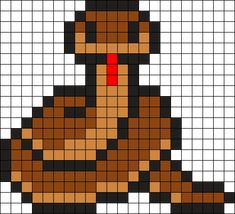 an image of a man with a red nose in the middle of a cross stitch pattern