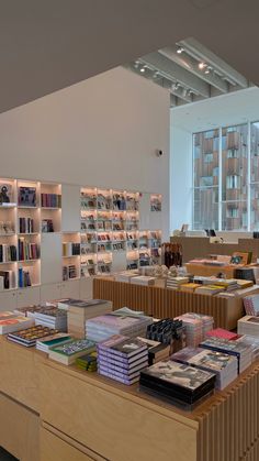 an open book store filled with lots of books