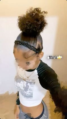 Hairstyles Natural Hair Black Short, Slickback Bun 4c, 2 Buns With Braids Natural Hair, Christmas Hairstyles For Black Women Natural Hair, Quick Styles For Short Natural Hair, Plat Bun Hairstyles, Natural Hair Styles For School Teen, Ponytail Butterfly Braid, Two Buns On Natural Hair