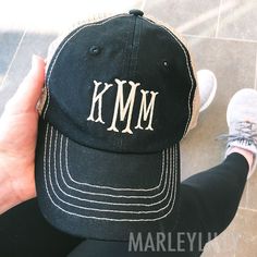 black trucker hat selfie Casual Personalized Flat Bill Trucker Hat, Personalized Black Trucker Hat With Curved Brim, Personalized Black Casual Trucker Hat, Personalized Snapback Hat With Curved Bill, Personalized Casual Snapback Hats, Casual Personalized Snapback Hats, Casual Black Customizable Baseball Cap, Sporty Everyday Hats With Letter Print, Casual Everyday Hat Personalized