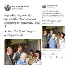 the royal family is celebrating their birthday together