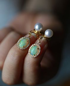 Opal drop Earrings Pearl Earrings diamond halo 14K Gold Earrings Wedding women delicate Unique Bridal set Oval cut Birthday Gift for her ◆Detail description◆ ◆Solid 14K Yellow Gold(shown in picture) ◆Opal Carat:7*9mm, total 2.2ct(1.1ct each ) ◆Pearl Size: 7mm*2 total 1.9ct ◆Moissanite:0.38ct ◆Made of 14k /18k - Rose / White / Yellow Gold ◆All sizes are available,contact me if there not contain the size you want in the drop-down ◎◎Production time & shipping Production process will usually las Oval Clip-on Earrings For Wedding, Oval Halo Design Bridal Earrings, Oval Halo Bridal Earrings, Oval Fine Jewelry Bridal Earrings For Wedding, Oval Clip-on Jewelry For Wedding, Oval Halo Design Bridal Earrings For Wedding, Oval Halo Bridal Earrings For Wedding, Rose Quartz Wedding, Drop Earrings Pearl