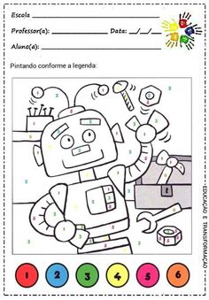 a printable worksheet for children to learn how to color numbers in spanish