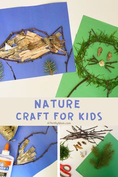 nature craft for kids using branches and twigs