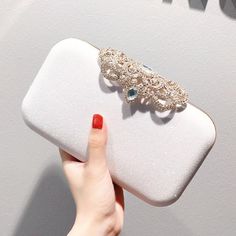 Free U.S. shipping. Style: Rhinestone & Jewelry , color:White, suite for season：Spring, Summer, Autumn, Winter ，Dancing Club, Party, Wedding, Material other, White Rhinestone Wedding Clutch Bags Evening Bags Cheap Zara Evening Bags, White Embellished Evening Bag For Party, Glamorous White Evening Bag For Wedding, White Rhinestone Clutch For Party, White Rhinestone Evening Bag For Formal Occasions, White Handheld Evening Bag For Party, White Crystal Bridal Accessories For Formal Occasions, Formal White Crystal Bridal Accessories, Formal White Bridal Accessories With Crystals