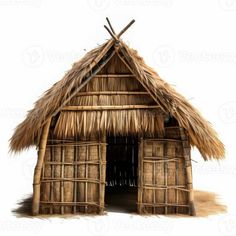 Hut House Drawing, Hut Illustration, Hut Images, Thatch House, House Png, House Background, Hut House, Gfx Design, Thatched House