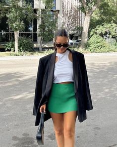 The Teenage Dream Blazer Black is your practical and stylish new wardrobe staple! It's a versatile piece you can wear for most of the year, and take from work to play. We love dressing it up with a silky mini slip dress and heels for a totally boss looking evening outfit. C: @mmegankathleen Chic Green Blazer For Night Out, Fashion-forward Spring Office Outerwear, Chic Green Workwear Outerwear, Chic Green Blazer For Day Out, Trendy Green Blazer For Day Out, Chic Winter Blazer For Day Out, Versatile Green Outerwear For Work, Chic Fitted Outerwear For Day Out, Versatile Spring Outerwear For Night Out