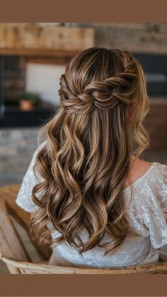 #BEAUTY ,#REALATIONSHIPS #Fashion #Outfits #Summer Outfits #Animals Hair Ideas For Dances Homecoming, Bridal Hair Half Up Bubble Braid, Wedding Hair Braided Half Up, Bride Hair With Hair Piece, Bridesmaid Hairstyles Unique, Wedding Hairstyles Strawberry Blonde, Side Style Wedding Hair, Wedding Hairstyles Down With Braid, Bridal Hair Half Up Braid Front View