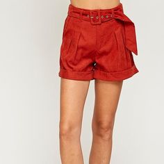 eyelet belted corduroy shorts Brand: Milk & Honey Style: 59472P Fabric: 97% Polyester, 3% Spandex Honey Color, Dusty Mauve, Corduroy Shorts, Milk Honey, Milk And Honey, Honey, Milk, Spandex, Boutique