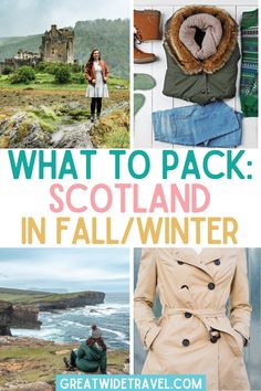 what to pack scotland in fall / winter