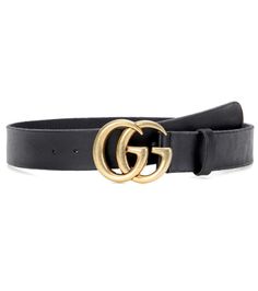 mytheresa.com - Embellished leather belt - Luxury Fashion for Women / Designer clothing, shoes, bags Belt Gucci, Gucci Leather Belt, Embellished Belt, Fashion Belts, Gucci Leather, Casual Chic Style, Gucci Belt