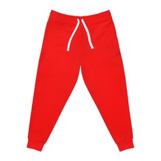 F21 Red Joggers Front Flat Red Cotton Joggers With Relaxed Fit, Red Cotton Relaxed Fit Joggers, Red Relaxed Fit Cotton Joggers, Red Casual Sweatpants For Loungewear, Red Relaxed Fit Joggers For Loungewear, Sporty Red Cotton Sweatpants, Red Athleisure Sweatpants For Loungewear, Red Cotton Joggers With Elastic Waistband, Red Cotton Joggers For Loungewear