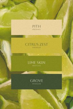 the label for citrus zest lime skin is shown in green and yellow colors with white lettering